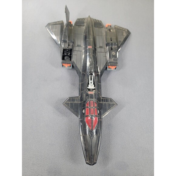Vintage 1986 GI Joe Hasbro Sky Striker Jet & Cobra Night Raven Vehicle Lot - Picture 10 of 13